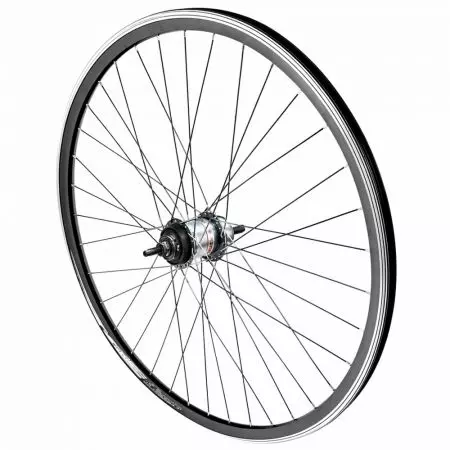 Koło rowerowe 28" tylne Nexus 3 biegi czarno srebrne 