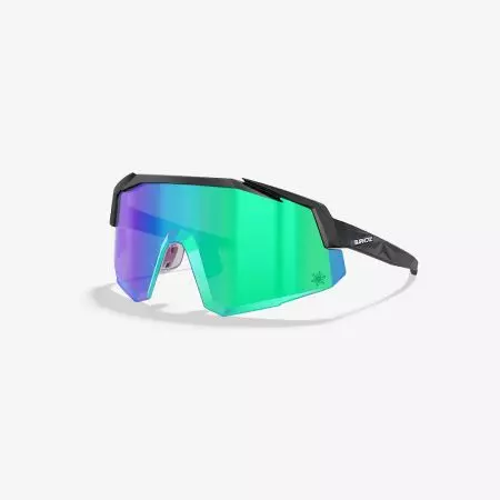 Okulary Supacaz Orbitron Czarny mat Aurora Lazer