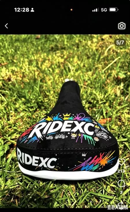 Siodełko rowerowe RideXC Dirt Graffiti