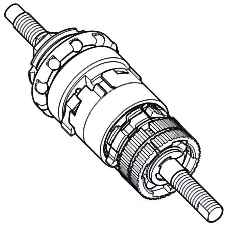 Zespół przekładni wewnętrznej piasty Shimano Nexus SG-3C41 168mm