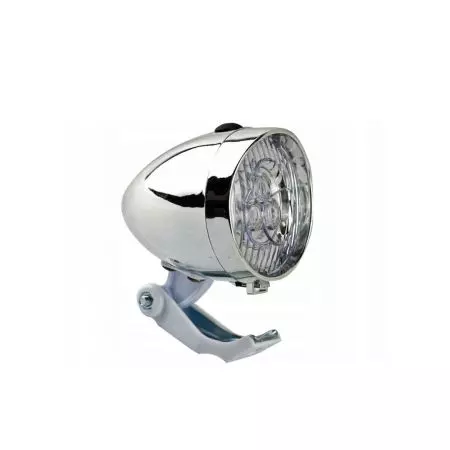 Lampa rowerowa przednia JY-592 srebrna