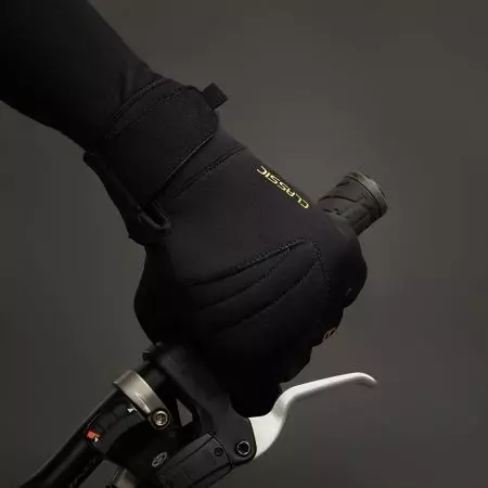 Rękawiczki rowerowe Chiba Classic Czarno-złote 3XL