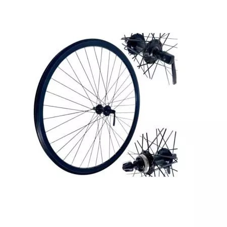 Koło rowerowe 27,5" przód 25mm CL Czarny