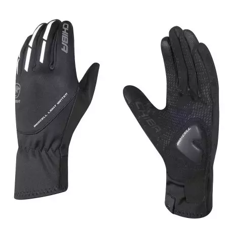 Rękawiczki rowerowe Chiba Bioxcell Light Winter Czarne 3XL